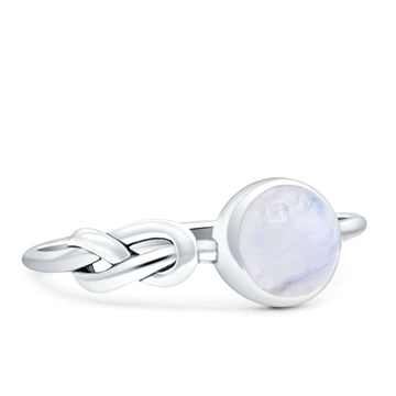 Tangled Knot Moonstone Ring Solid 925 Sterling Silver Wholesale